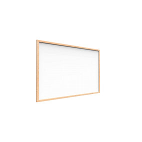 ALLboards Whiteboard dry erase magnetic surface wooden natural frame 30x40 cm
