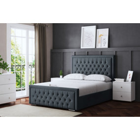 Allegra Upholstered Bed With Gas Ottoman Lift - 5 Colours Available