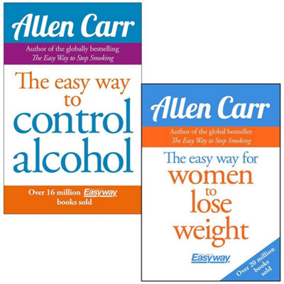 Allen Carr Collection 2 Books Set (The Easy Way to Control & The Easy ...