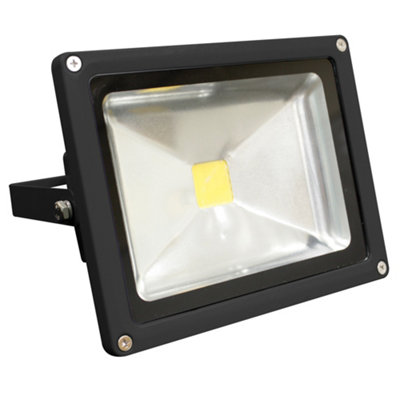ALLLED AFLD020/40 High-Quality 20 Watt Cob LED Floodlights 4000K Black