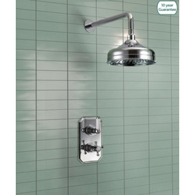 ALLOY 2 DIAL 1 WAY TRADITIONAL SET - SHOWER HEAD