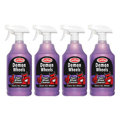 Alloy Wheel Cleaner CarPlan Demon Universal Brake Dust Dirt Remover 1 Litre x4