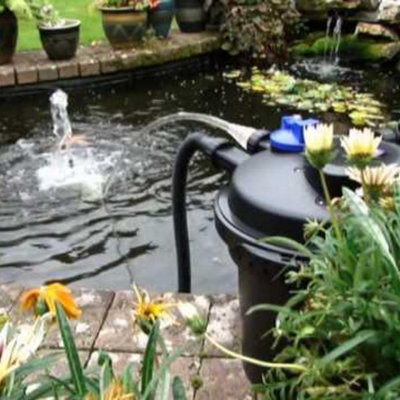 AllPondSolutions 12000L Pressurised Pond Filter Easy Clean PFC-12000-ECOKIT