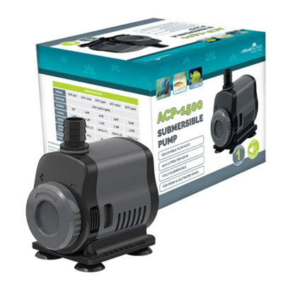 AllPondSolutions 1500 L/H Submersible Aquarium Water Pump with Flow Controller
