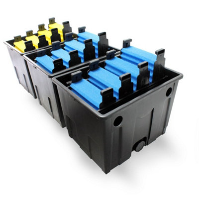 AllPondSolutions 18000L Koi Dual Box Pond Filter System