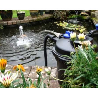 AllPondSolutions 20000L Pressurised Pond Filter Kit AUTO-PFC-20000-KIT