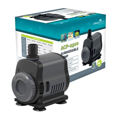 AllPondSolutions 2500 L/H Submersible Aquarium Water Pump with Flow Controller