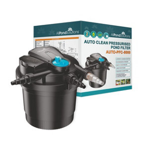 AllPondSolutions Auto Cleaning Pressurised Pond Filter AUTO-PFC-8000