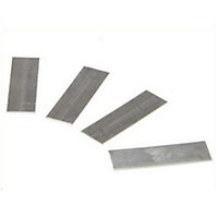 ALM Aluminium Lap Strips (Pack of 50) Silver (One Size)