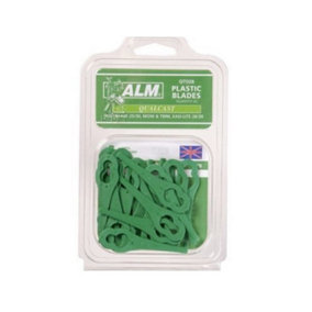 ALM Lawnmower Replacement Blades (Pack Of 20) Green (One Size)