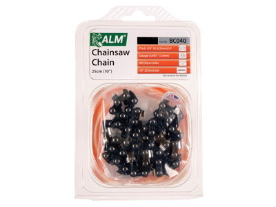 ALM Manufacturing - BC040 Chainsaw Chain 3/8in x 40 links - Fits 25cm Bars