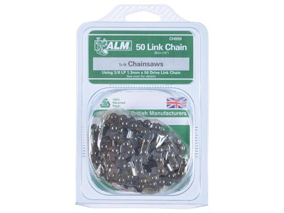 ALM Manufacturing CH050 CH050 Chainsaw Chain 3/8in x 50 links 1.3mm - Fits 35cm Bars ALMCH050