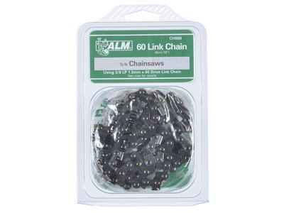 ALM Manufacturing - CH060 Chainsaw Chain 3/8in x 60 links 1.3mm - Fits 45cm Bars