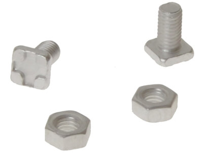 ALM Manufacturing GH004 GH004 Square Glaze Bolts & Nuts Pack of 20 ALMGH004