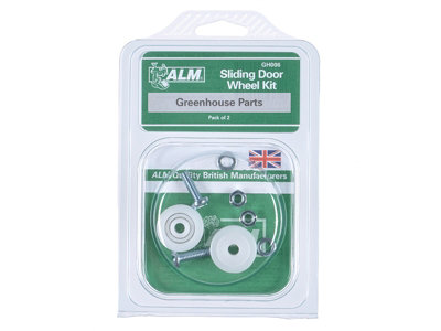22mm Halls Greenhouse Door Wheel replacement Runner Kit