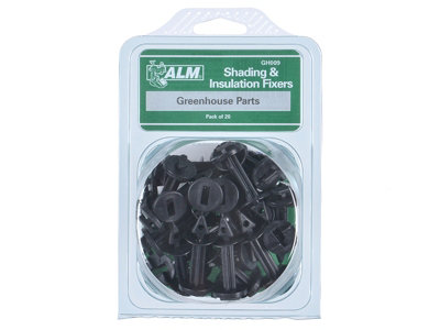 ALM Manufacturing GH009 GH009 Shading/Insulation Fixers Pack of 20 ALMGH009