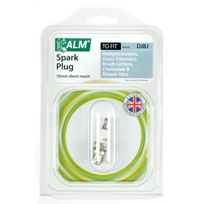 ALM Spark Plug Grey/White (10mm)