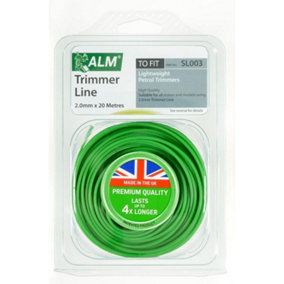 ALM Trimmer Line Green (20m x 2mm)
