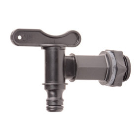 ALM Water Butt Tap Black (One Size)