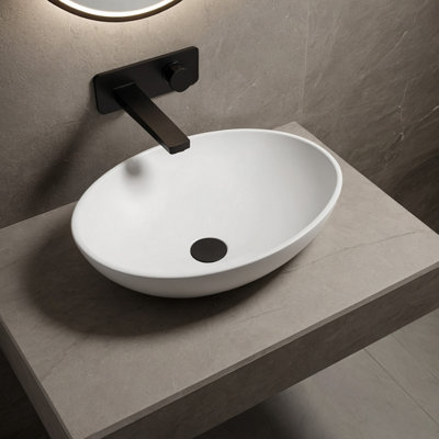 Almagro Matt Countertop Stone Basin 530mm