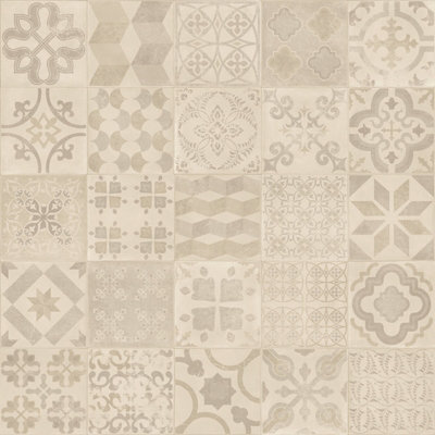 Almeria Light Victorian Vinyl by Remland (3m x 4m)