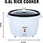 Almineez 0.8L Electric Automatic Rice Cooker - Non Stick - Removable Rice Bowl