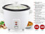 Almineez 0.8L Electric Automatic Rice Cooker - Non Stick - Removable Rice Bowl