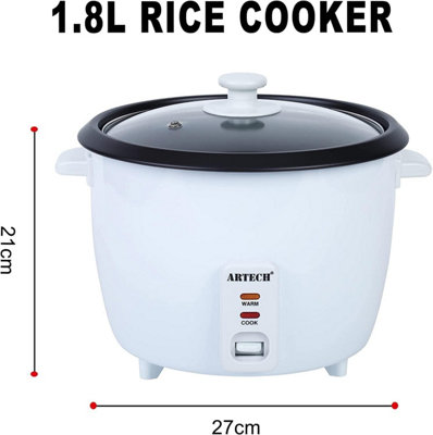 Almineez 1.8L Electric Automatic Rice Cooker - Non Stick - Removable ...