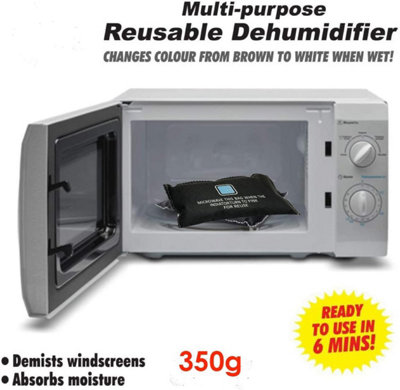 Car Dehumidifiers. No Refills. Recharge in the Microwave Oven.