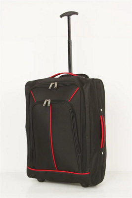 Almineez 35L Cabin Trolley Travelling Luggage Travel Lightweight Multiple Pocket Airline Bag Holdall 50x35x20cm Suitcase