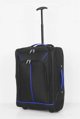 Almineez 35L Cabin Trolley Travelling Luggage Travel Lightweight Multiple Pocket Airline Bag Holdall 50x35x20cm Suitcase