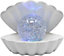 Almineez Attractive Clam Glitter Sea Shell Pearl Colour Changing Lamp - Portable USB/Battery Operated