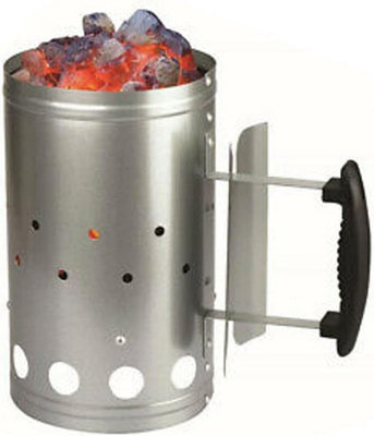 Almineez Charcoal Chimney Starter BBQ Grill Lighter Barbecue Fire Starter Grilling Kit
