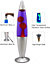 Almineez Magic 16 Inch Lamp  Aluminium Soothing Colour Motion Wax and Liquid Decoration Mood Light  PINK  PURPLE
