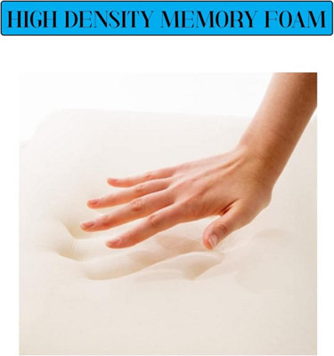 Almineez Memory Foam Therapy Bed Wedge Pillow Back Neck Pain Better Breathing Circulation Washable Cover Included - 8