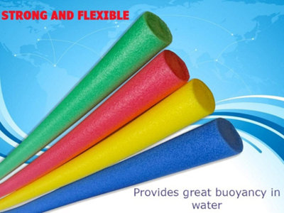 Almineez Pack of 2 x 1.5m Swimming Pool Noodle Float Aid Woggle Logs ...