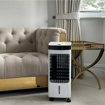 Almineez Portable Powerful Evaporative Air Cooler AC Fan With Remote 4L Tank  2 Ice Boxes 7.5H Timer - 7