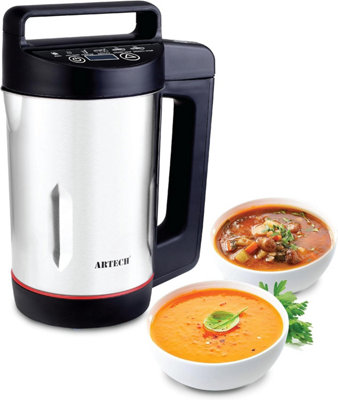 Almineez Soup Maker 1.6L Capacity 1040W Blend & Cook Delicious Soup Reduce Waste Chop, Set & Enjoy Chunky or Smooth