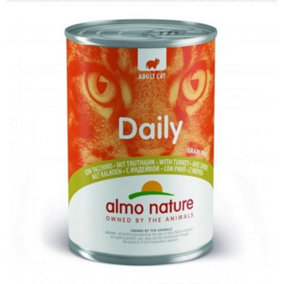 Almo Daily Grain Free Wet Cat Turkey 400g (Pack of 24)