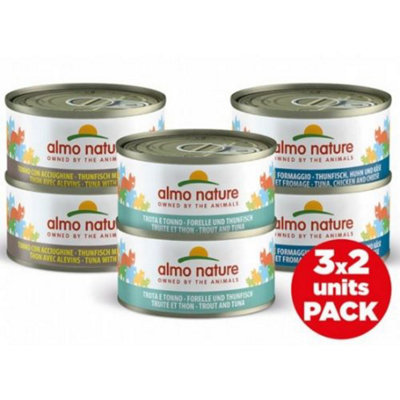 Almo Multi Pack Wet Cat Tuna 6x70g (Pack of 18)