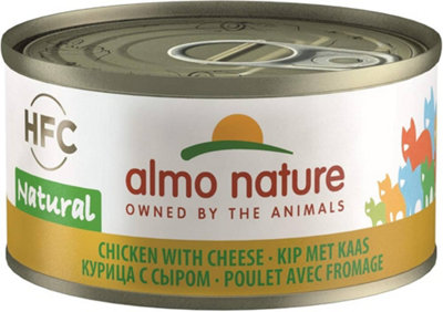 Almo Nature Mega Pack Wet Cat Tin - Chicken With Cheese (Pack of 18)