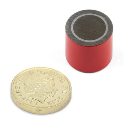 High Temperature Magnets 4 Pack Alnico Deep Pot Magnets - 12.7mm X 16mm ...