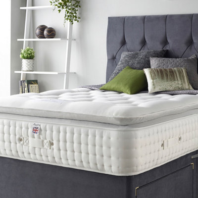 Alpaca Silk 3000 Pocket Pillowtop Mattress, Size Single