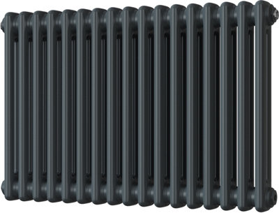 Alpha - Anthracite Column Radiator H500mm x W768mm 2 Column