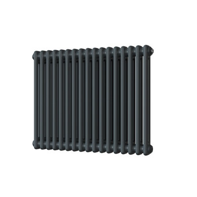 Alpha Anthracite Column Radiator H600mm x W768mm 2 Column