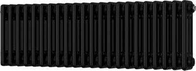 Alpha - Black Column Radiator H300mm x W999mm 3 Column