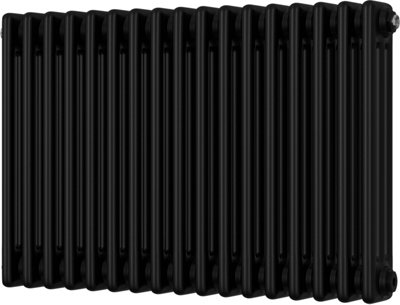 Alpha - Black Column Radiator H500mm x W777mm 3 Column