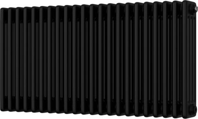 Alpha - Black Column Radiator H500mm x W988mm 4 Column
