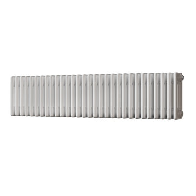 Alpha White Column Radiator H300mm x W1340mm 4 Column