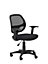 Alphason davis office chair with wheels in black
